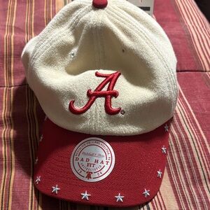Elephant Embroidered Cap with Red Accents